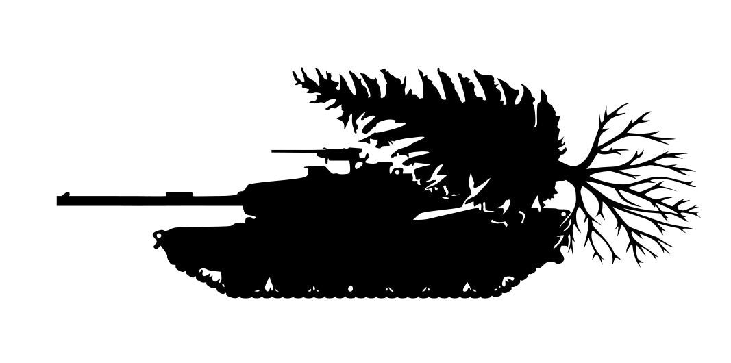 Christmas Tree Tank - Dxf and Svg