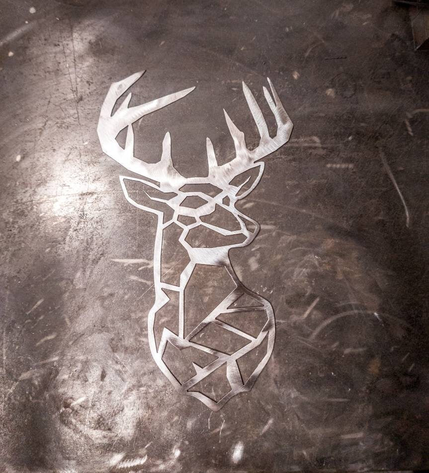 Deer Buck Abstract- Dxf and Svg