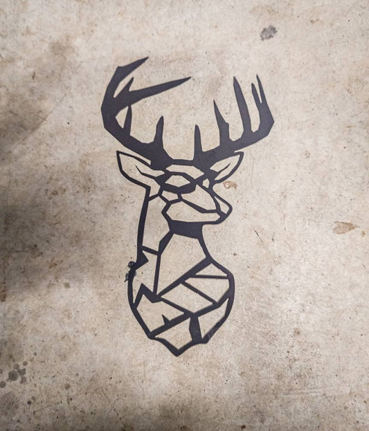 Deer Buck Abstract- Dxf and Svg