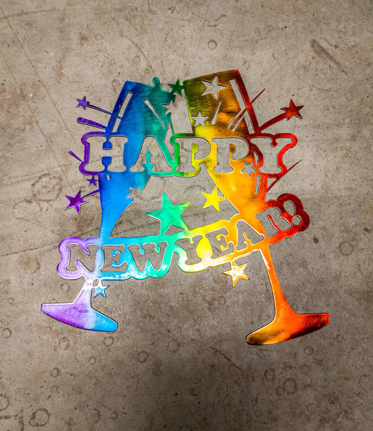 Happy New Year - Dxf and Svg