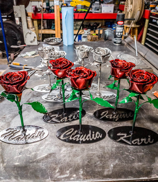 Forever Steel Rose - Dxf and Svg